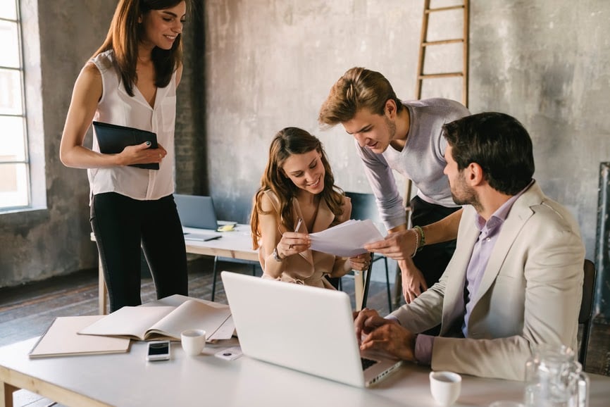 Employees Working Together
